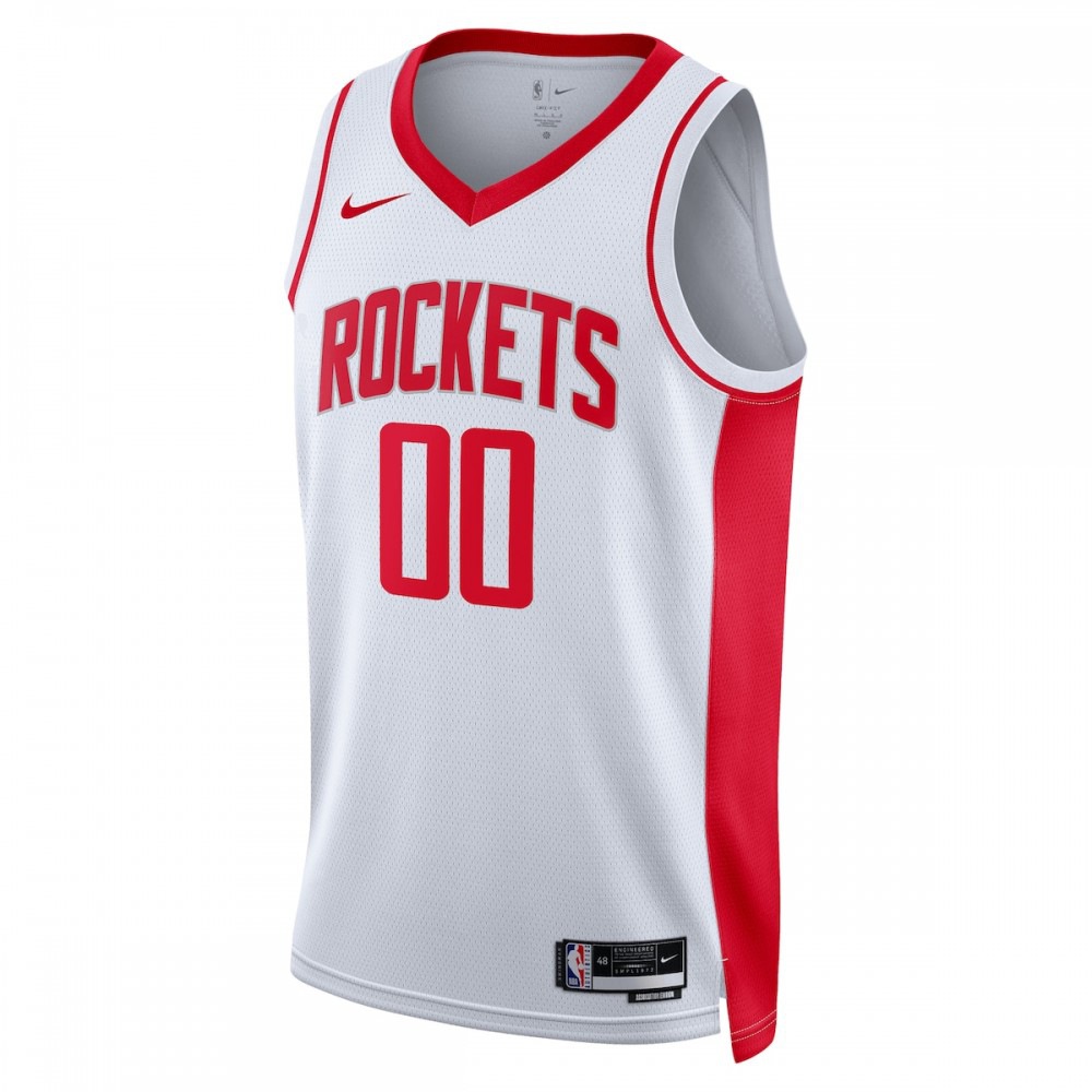 Houston Rockets Unisex 2022/23 Swingman Custom Jersey White - Association Edition-Pro Kit Vault | Brand New 26/27 Sports Jerseys